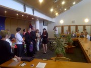 Kitűnőre érettségizett kerületi diákok köszöntése